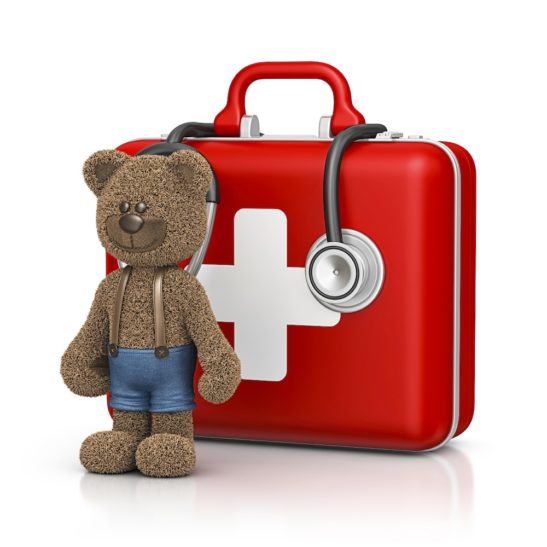 first aid kit for paediatric first aid training courses